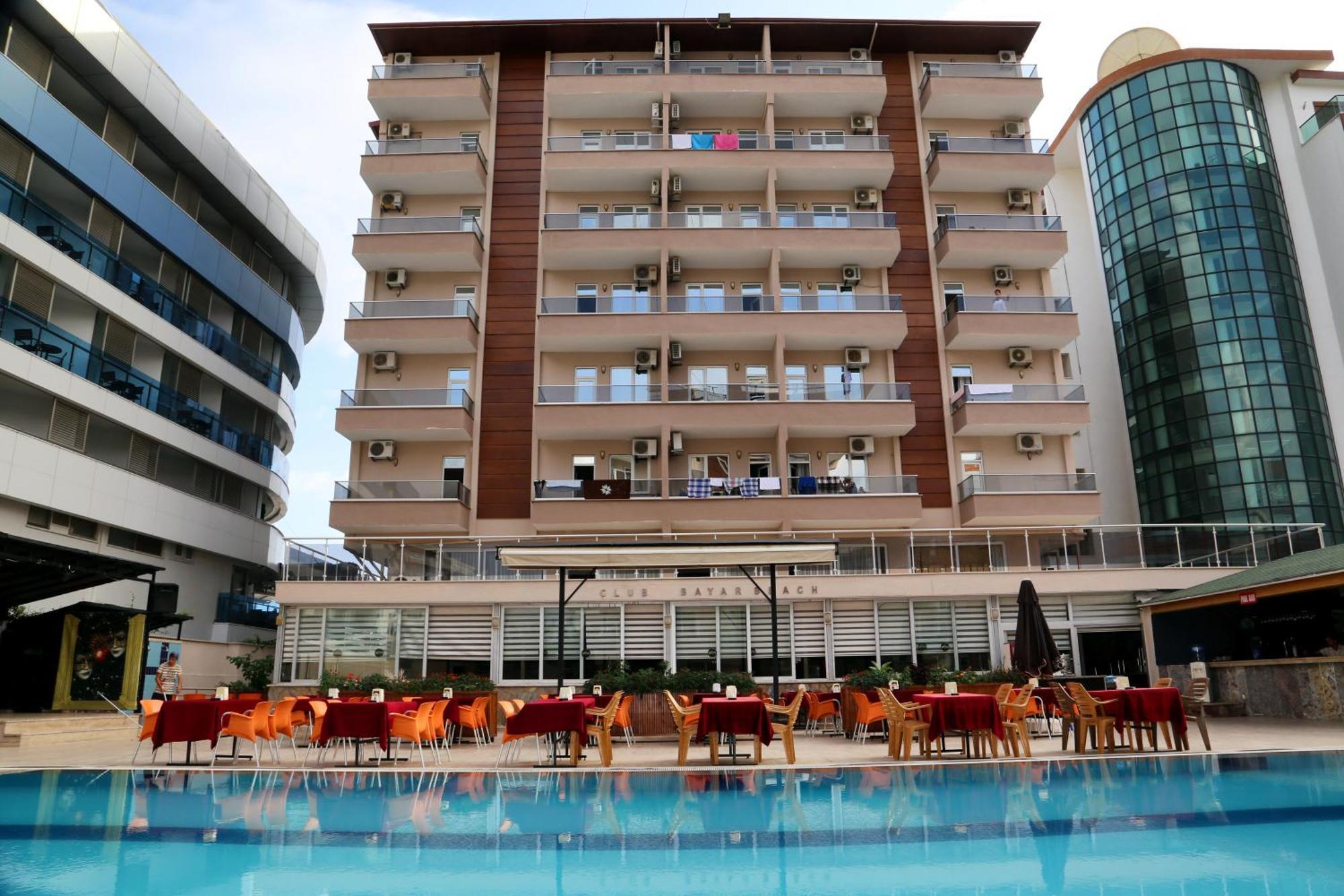 Club Bayar Beach Hotel Alanya Exteriör bild