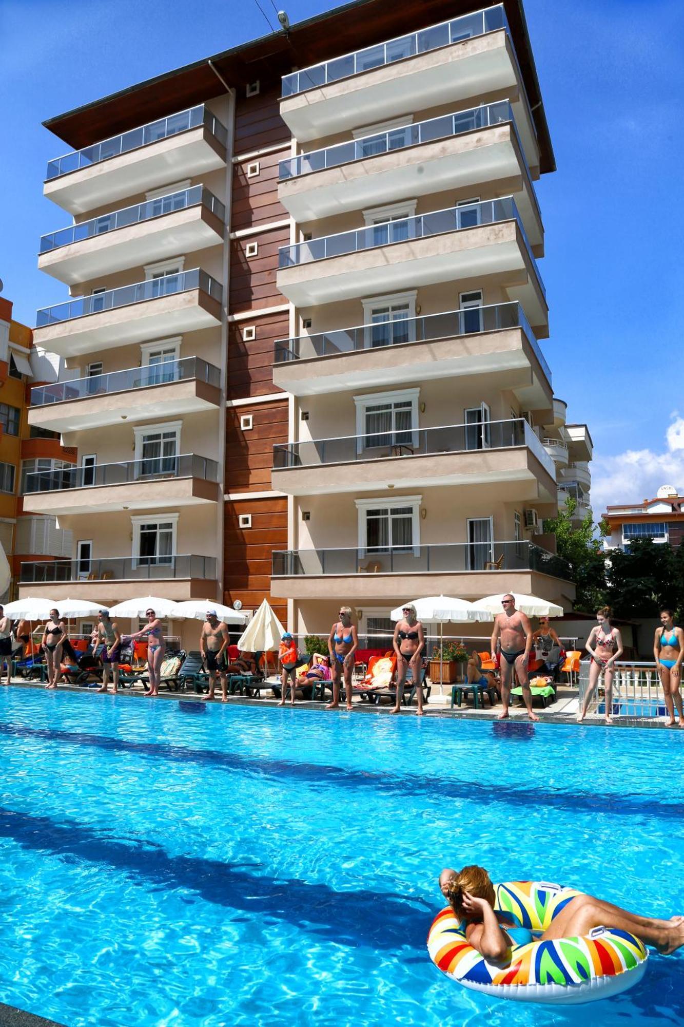 Club Bayar Beach Hotel Alanya Exteriör bild