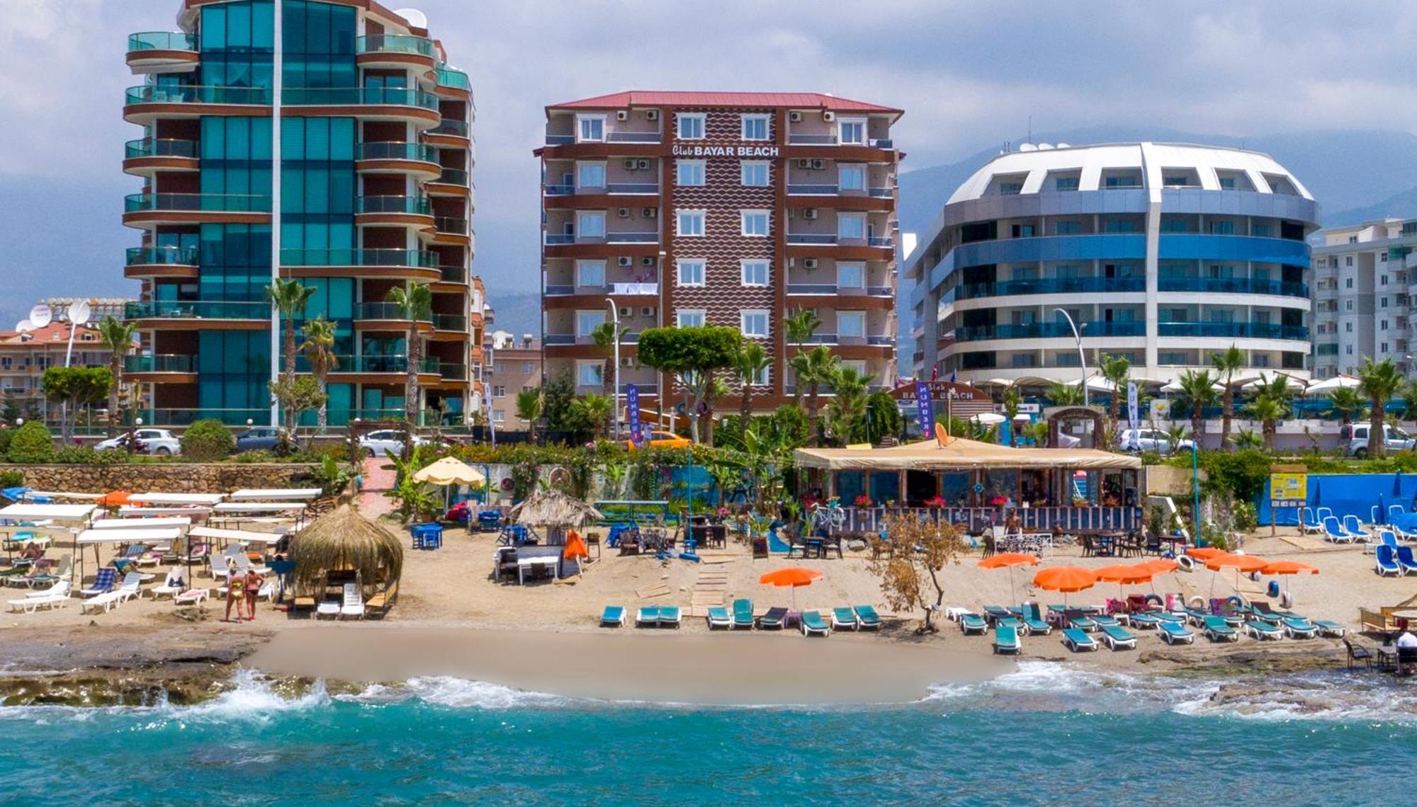 Club Bayar Beach Hotel Alanya Exteriör bild